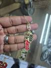 Chaveiro Mãe te Amo Mãe resina Metalizado