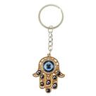 Chaveiro Mão De Hamsa Olho Grego 4cm