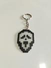 Chaveiro Máscara Pânico que brilha no escuro Pixel art