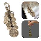 Chaveiro Medalhas 10 Mandamentos Ouro Velho