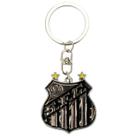 Chaveiro metal brasão 4cm - santos