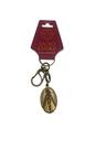 Chaveiro Metal Nossa Senhora de Nazaré Ouro Velho
