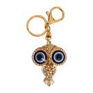 Chaveiro Metal Olho Grego Coruja Com Strass Chaveiro Metal Olho Grego Coruja Com Strass