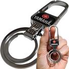 Chaveiro Metal Yamaha Argola Dupla Mosquetão Acessório Chave Moto Presente