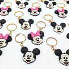 Chaveiro Mickey Baby Minnie Emborrachado Lembrança Criança novo