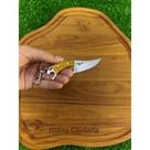 Chaveiro Mini Faca Faquinha Lisa, Mula ou Boi com Abridor de Garrafas e Sem Bainha - Haires Chaveiro Mini Faca Faquinha Lisa, Mula ou Boi com Abridor de Garrafas e Sem Bainha - Haires