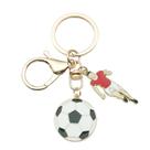 Chaveiro Mini Football com jogador e bola de futebol para fãs