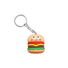 Chaveiro Mini Hamburger Cute Food Inspirado em Comida