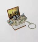 Chaveiro Mini Livro Pop Up 3D Harry Potter Castelo de Hogwarts