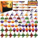 Chaveiro Mini Pop Fidget, lembrancinhas de festa de Halloween, 72 unidades