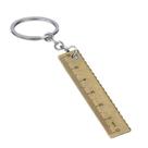 Chaveiro Mini Ruler em liga de zinco de 6 cm para homens e mulheres