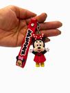 Chaveiro Minnie 3D Disney Emborrachado Pingente Variado 8cm