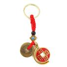 Chaveiro Moedas Feng Shui da Sorte 10cm