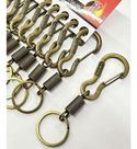 Chaveiro Mola Com Argola Metal 10 Unidades
