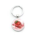 Chaveiro Morango Splash Fruta Arte