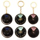 Chaveiro Night Sky Sun Moon Spinner Enamel Chaveiro Charm Chaveiro Night Sky Sun Moon Spinner Enamel Chaveiro Charm