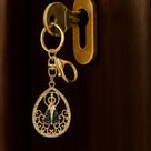 Chaveiro nossa senhora aparecida (gota cravejada)