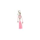 Chaveiro Oba Rosa Com Espada em Murano 16 Cm