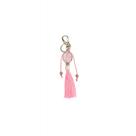 Chaveiro Oba Rosa Com Espada em Murano 16 Cm
