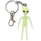 Chaveiro Off the Wall Toys Alien Glow-in-the-Dark com 8 cm de altura Chaveiro Off the Wall Toys Alien Glow-in-the-Dark com 8 cm de altura