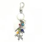 Chaveiro Olho Grego Murano Cacho Colorido 12 Cm