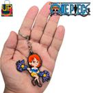 Chaveiro One Piece - Nami - com bastão de Raio Chaveiro One Piece - Nami - com bastão de Raio
