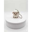 Chaveiro ovelhinha 3d fofa decorativa mini acessório para chaves bolsa e mochila Chaveiro ovelhinha 3d fofa decorativa mini acessório para chaves bolsa e mochila