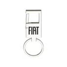 Chaveiro Para Fiat Mosquetão Metal Espelhado - E