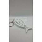 Chaveiro Peixe Cristao Jesus Articulado Branco Cristo Paz Chaveiro Peixe Cristao Jesus Articulado Branco Cristo Paz