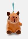 Chaveiro pelucia capivara laranja puket