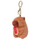 Chaveiro Pelucinha Capivara Gulosa 11cm CAATOYS -