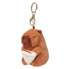 Chaveiro Pelucinha Capivara Gulosa 11cm CAATOYS -