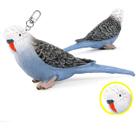 Chaveiro periquito verde pet Realista para Amantes de Aves