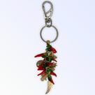Chaveiro Pimenta Penduricalhos Murano Cacho Pequeno