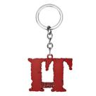 Chaveiro: pingente de filme de terror com logotipo Stephen King's It Red