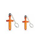 Chaveiro Pixelado Espada Minecraft para Bolsas e Chaves