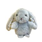 Chaveiro Plush Bunny, chaveiro, estilo europeu, coelho cinza