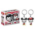 Chaveiro pocket pop disney mickey e minnie mouse