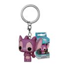 Chaveiro pocket pop lilo e stitch angel glitter