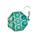 Chaveiro Pop it Ansiedade Anti estresse Relaxamento Fidget Sensorial Octagonal