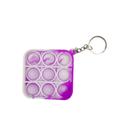 Chaveiro Pop it Anti estresse Quadrado Relaxamento Ansiedade Fidget Sensorial