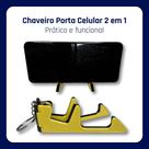 Chaveiro Porta Celular 2 em 1 Suporte para Celular Mãos Livres Unidade e Kits Chaveiro Porta Celular 2 em 1 Suporte para Celular Mãos Livres Unidade e Kits