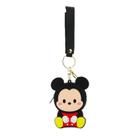 Chaveiro porta moedas mickey silicone tsum tsum 11x8.5cm - disney