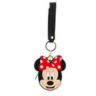 Chaveiro porta moedas minnie silicone 10x9cm - disney