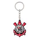 Chaveiro pvc escudo time 6cm - corinthians