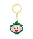 Chaveiro PVC Rosto Cebolinha 4.5cm Turma Da Mônica