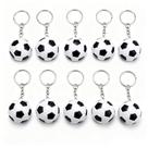 Chaveiro Qiknird Bola de Futebol 3D Mini 4 cm, Kit com 10