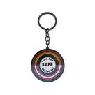 Chaveiro Rainbow VOCÊ ESTÁ SEGURO COMIGO Gif inspirador