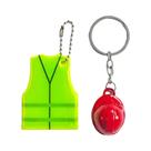 Chaveiro Refletivo De Segurança Para Capacete E Colete, Para Viagens Noturnas, Mochilas Esportivas E
