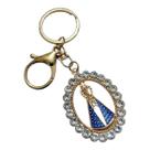 CHAVEIRO RELIGIOSO DOURADO OVAL nossasenhora APARECIDA SANTA CHAVEIRO RELIGIOSO DOURADO OVAL nossasenhora APARECIDA SANTA
